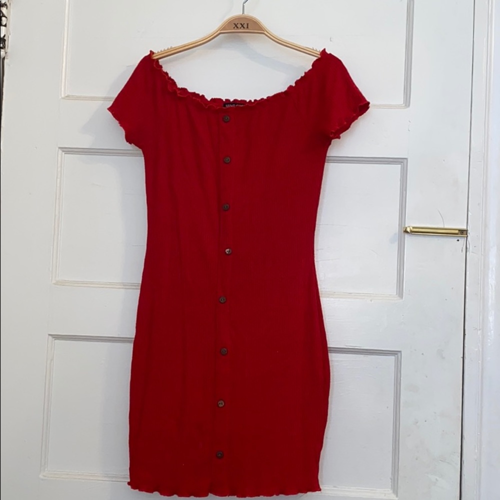 Lettuce Trim Dress